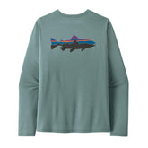 Patagonia Long-Sleeved Capilene® Cool Daily Shirt - Fitz Roy Trout