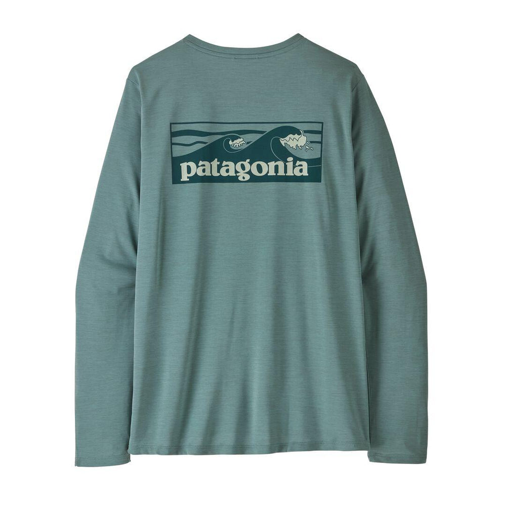 Patagonia Long-Sleeved Capilene® Cool Daily Shirt - Boardshort Logo