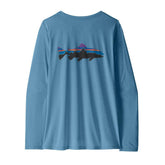 Patagonia Long-Sleeved Capilene® Cool Daily Shirt - Fitz Roy Trout