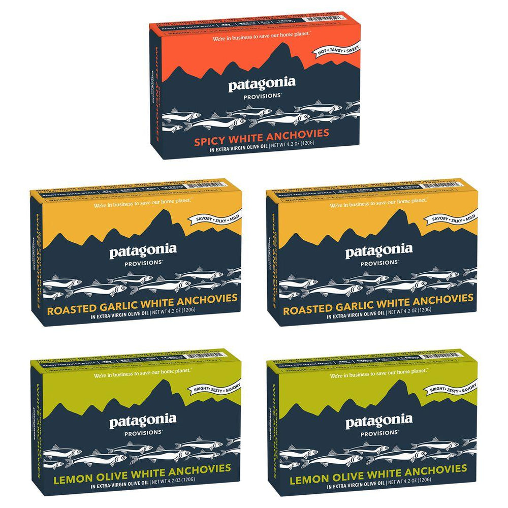 Patagonia Provisions Spanish White Anchovies Variety Pack