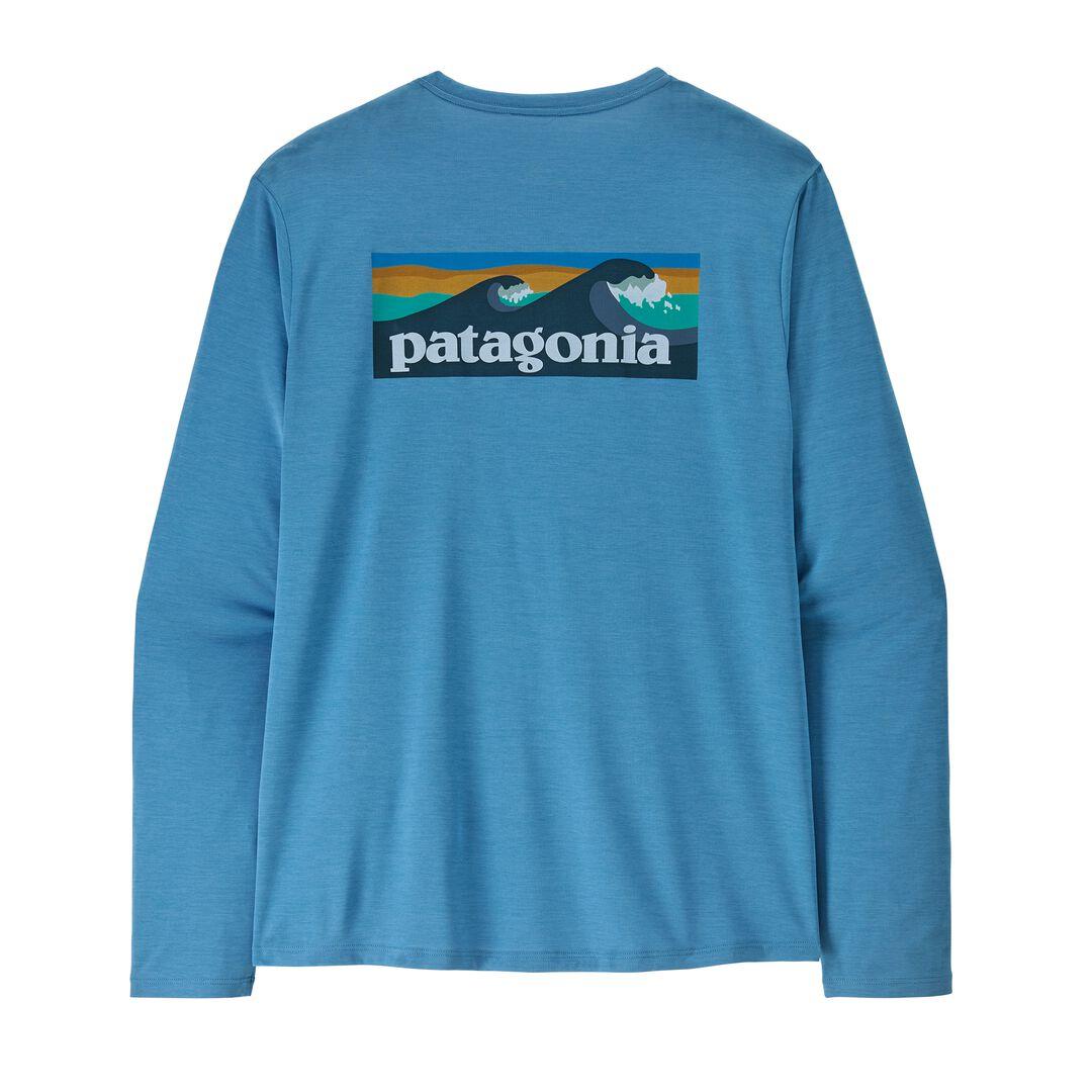 Patagonia Long-Sleeved Capilene® Cool Daily Shirt - Boardshort Logo
