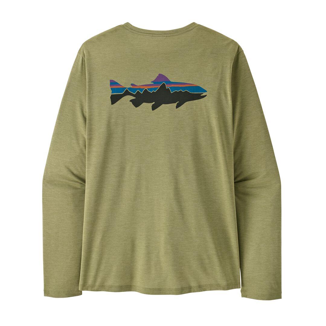 Patagonia Long-Sleeved Capilene® Cool Daily Shirt - Fitz Roy Trout