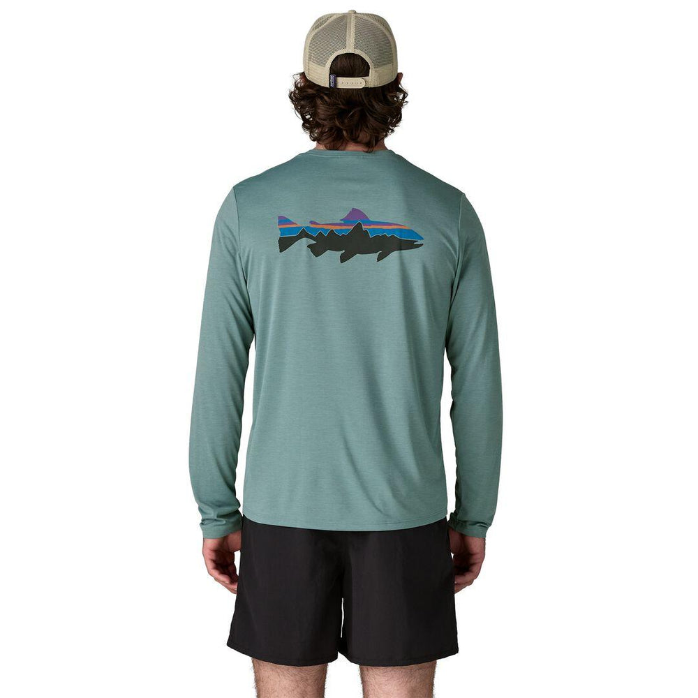 Patagonia Long-Sleeved Capilene® Cool Daily Shirt - Fitz Roy Trout