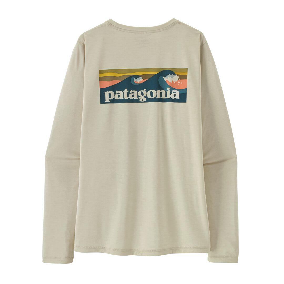Patagonia Long-Sleeved Capilene® Cool Daily Shirt - Boardshort Logo