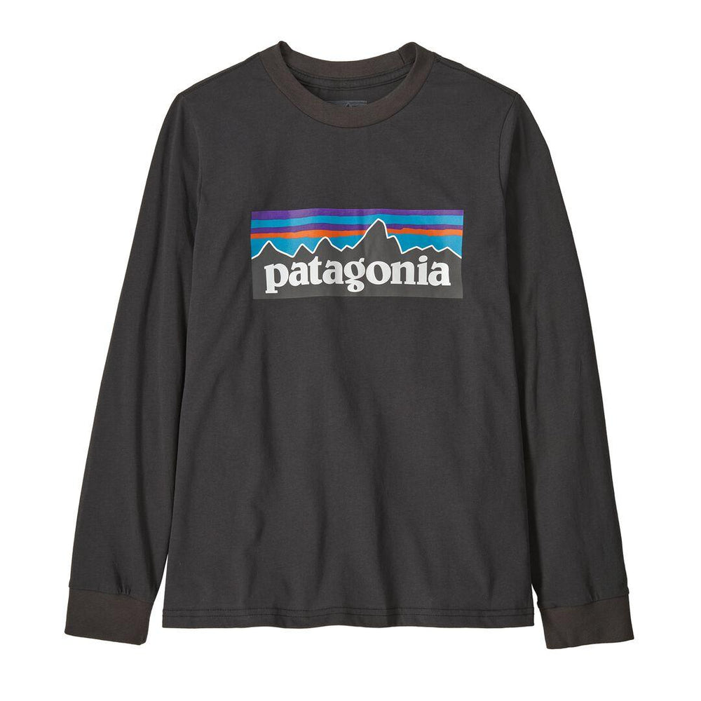 Patagonia Kids' Long-Sleeved P-6 Logo T-Shirt