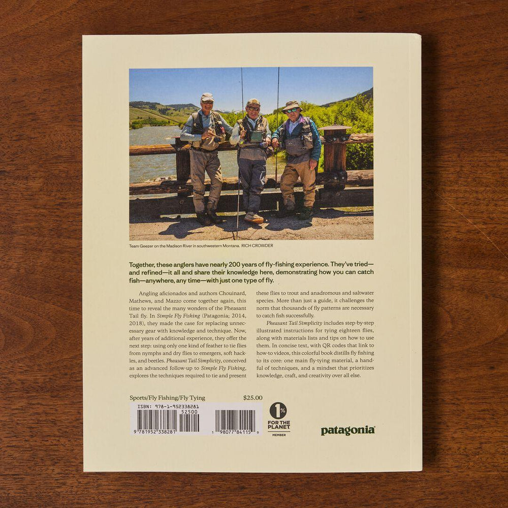 Patagonia Pheasant Tail Simplicity: Recipes and Techniques for Successful Fly Fishing (Paperback Book)
