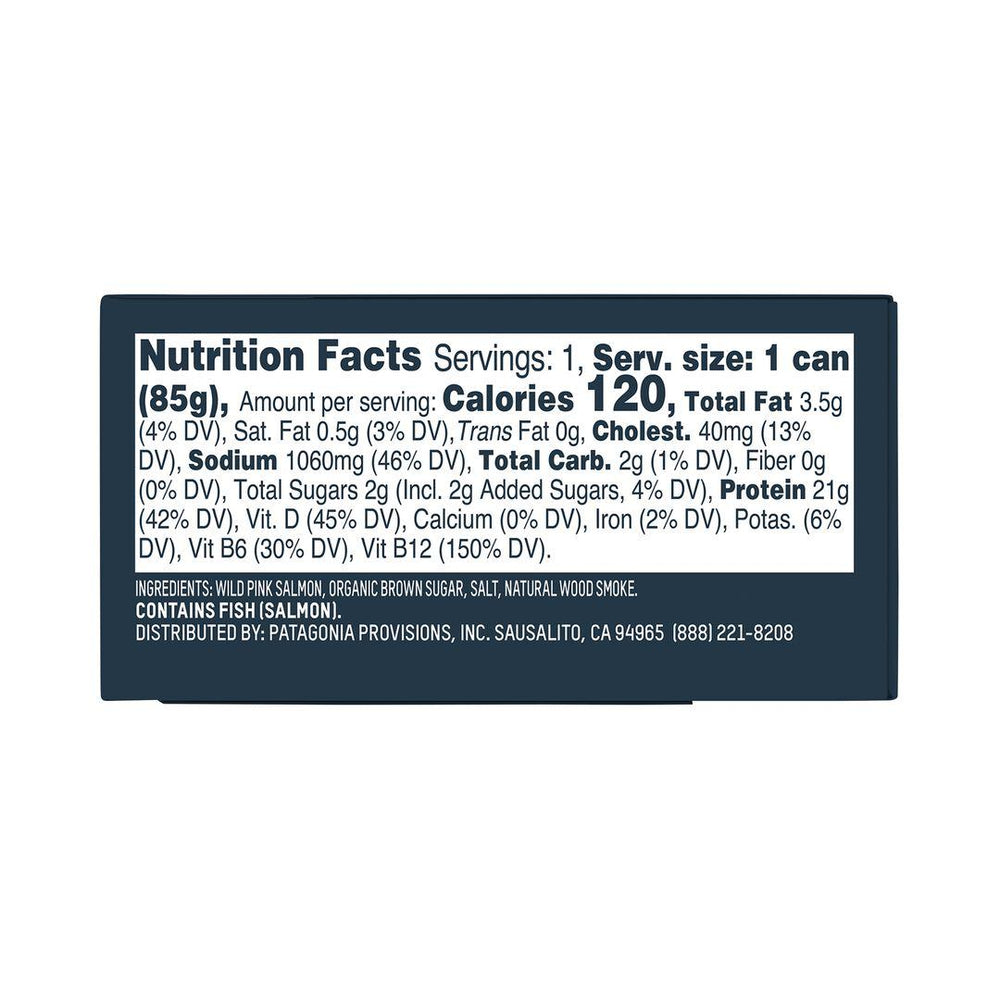 Patagonia Provisions Canned Smoked Wild Pink Salmon