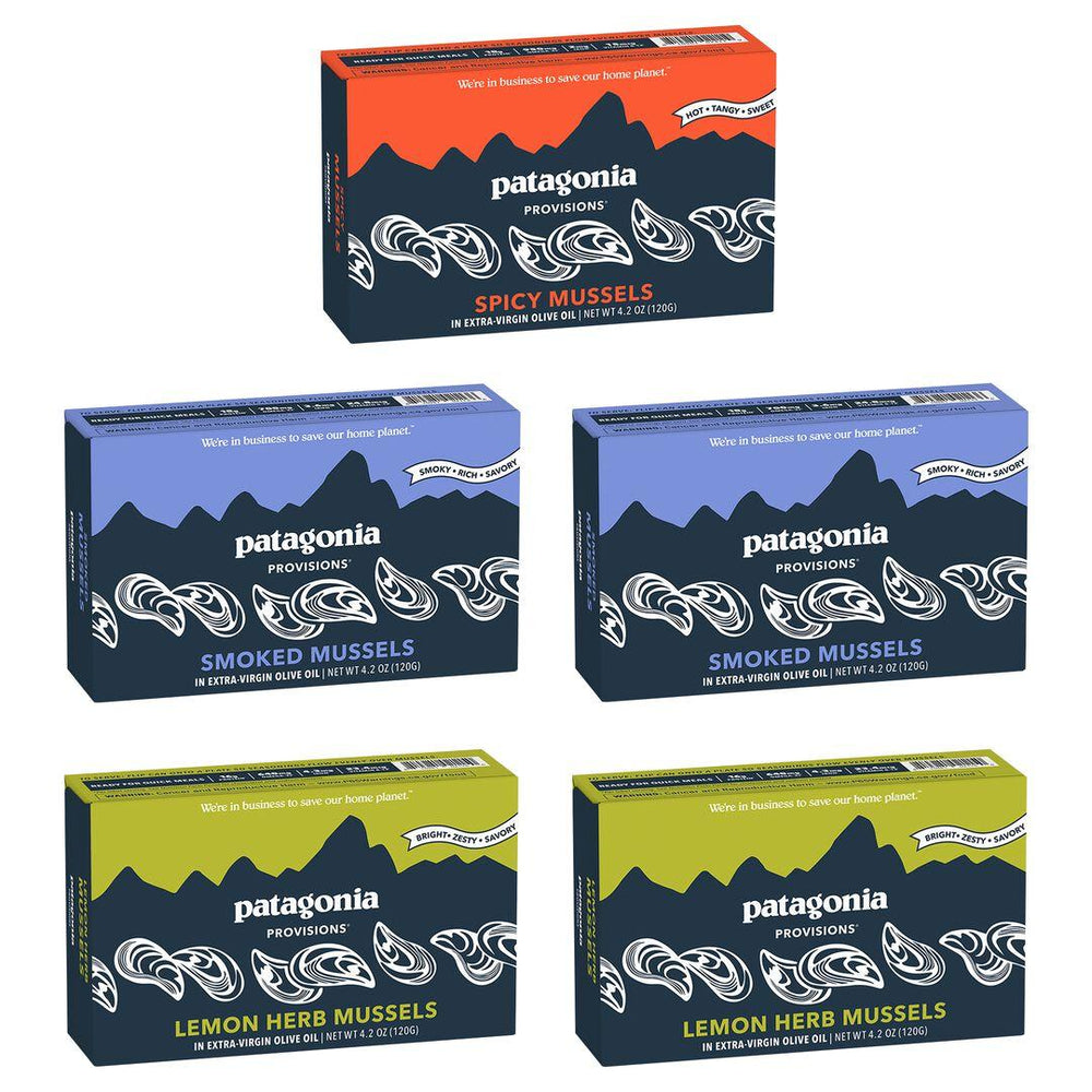 Patagonia Provisions Tinned Mussels Variety Pack
