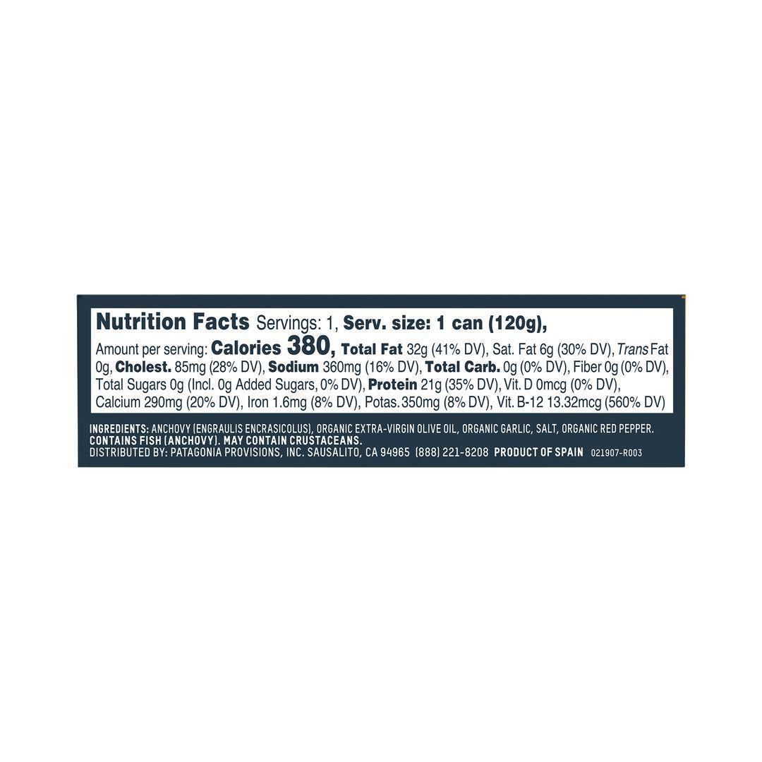Patagonia Provisions Roasted Garlic Spanish White Anchovies