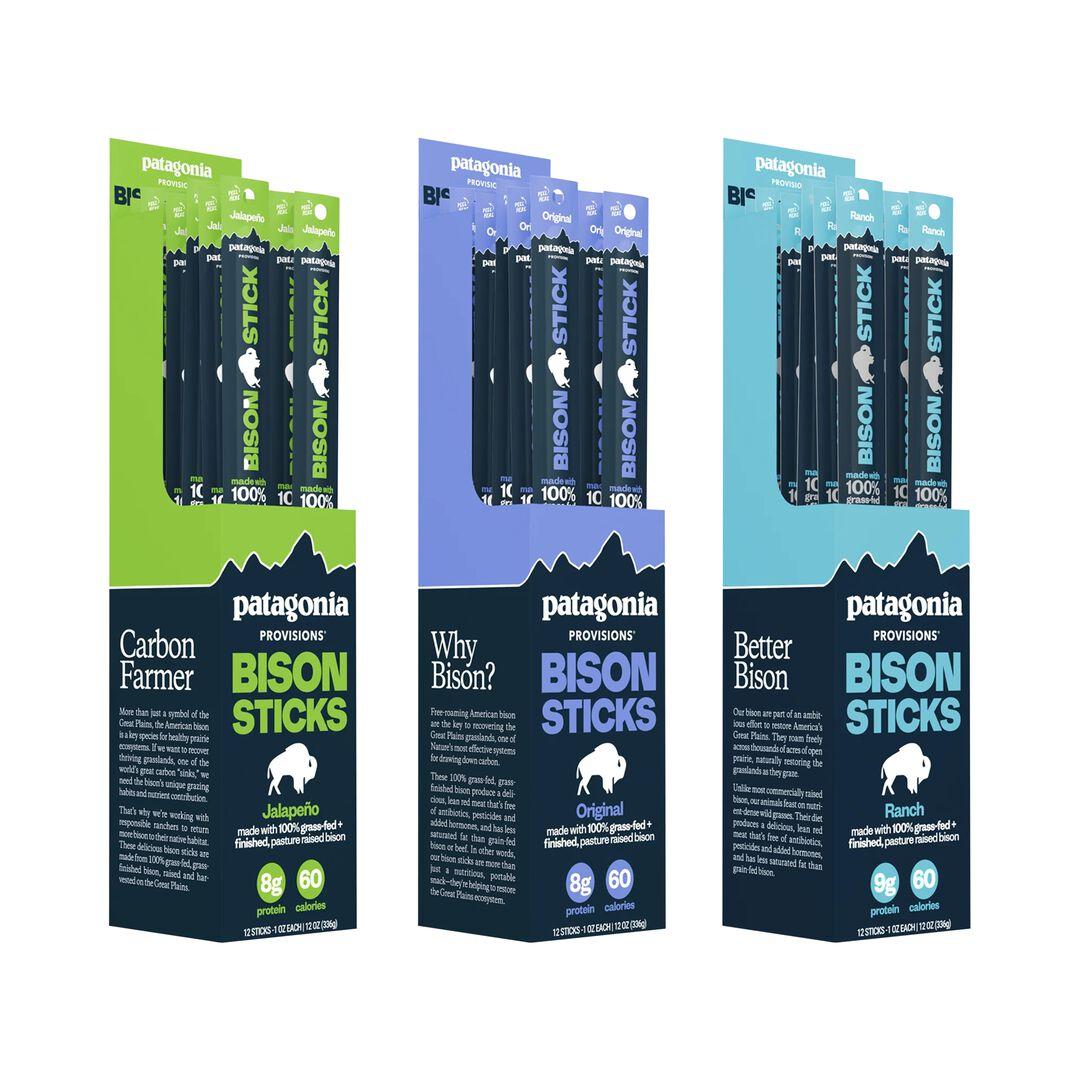 Patagonia Provisions Grass-Fed Bison Meat Sticks Variety Pack