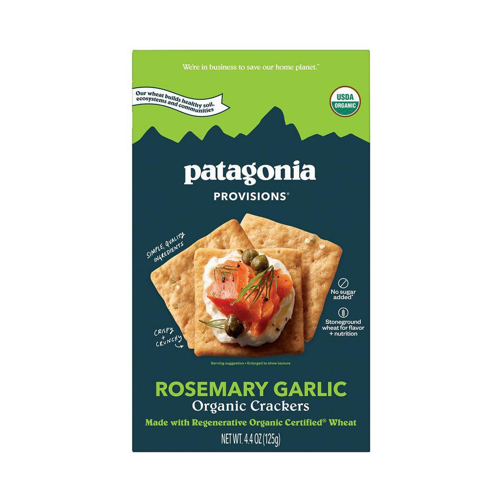 Patagonia Provisions Organic Rosemary Garlic Crackers