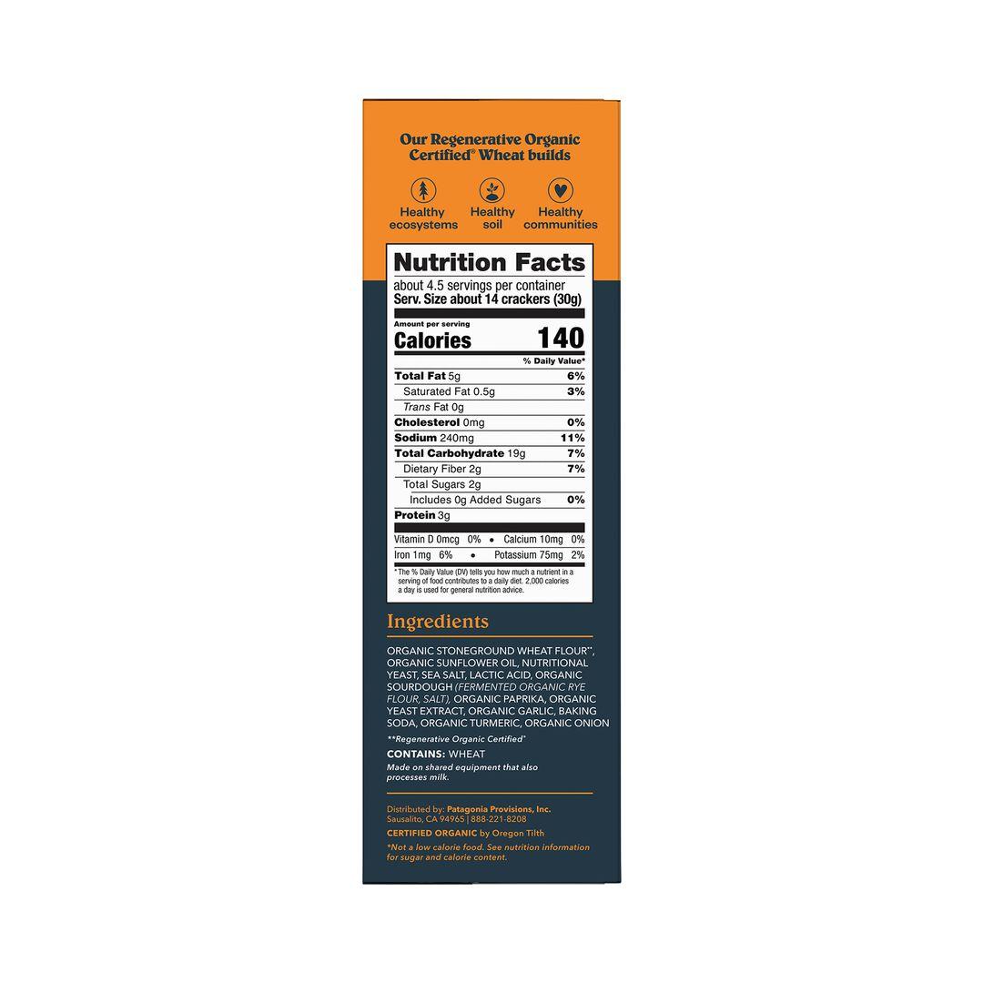 Patagonia Provisions Organic Toasted Cheeze Crackers