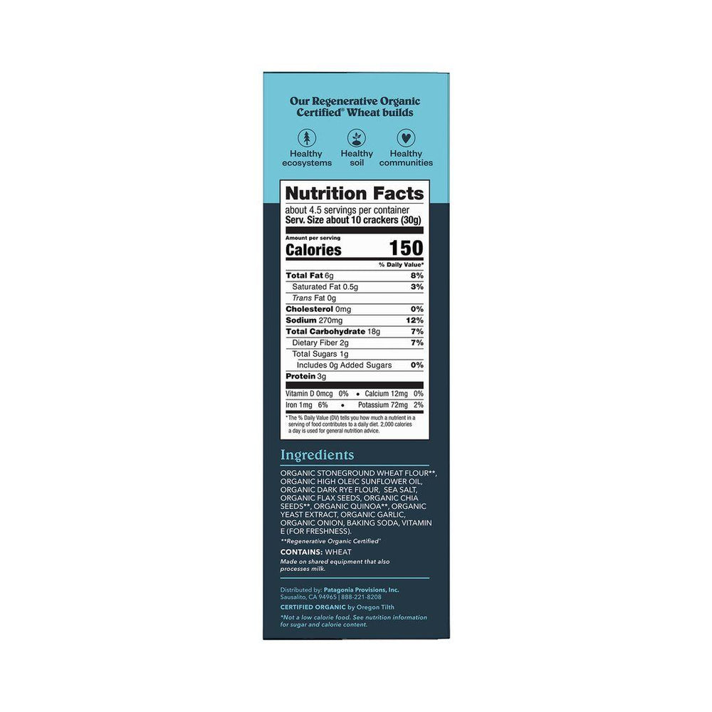 Patagonia Provisions Organic Multiseed Crackers
